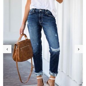 Vici Micah High Rise Distressed Denim